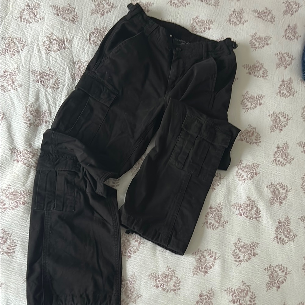 No Boundaries Black Cargo Pants